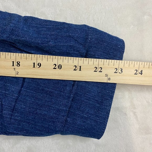 Scandia Woods Button Zip Chambray Corduroy Jacket Plaid Flannel Quilted Lining L - Picture 16 of 16